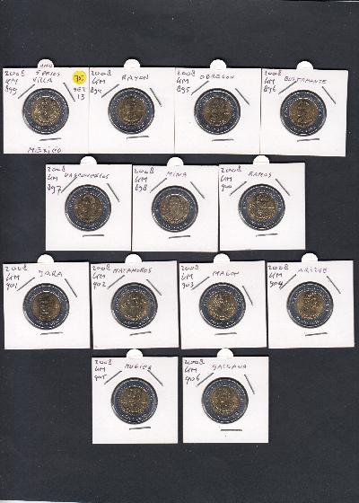 Beschrijving: 13 x 5 Pesos VIP PERSONS